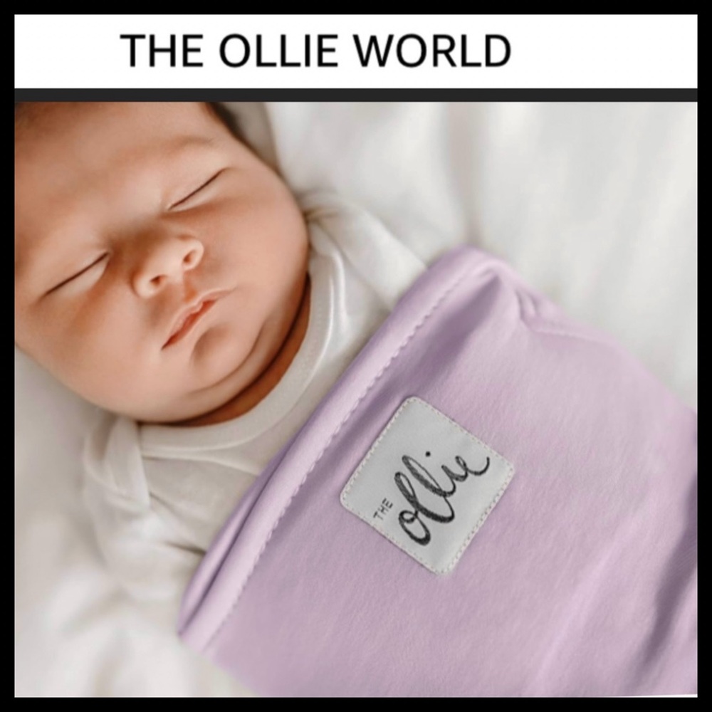 The Ollie Swaddle in Pale Lavender